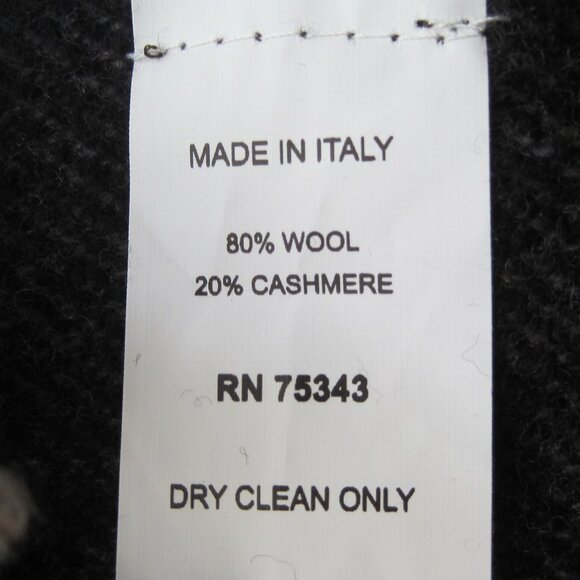 IL MORO FIRENZE Cashmere Blend Plaid Scarf Made in Italy - Picture 2 of 4